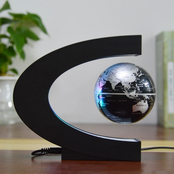 LED Floating Globe Lamp - Picture 1 of 3